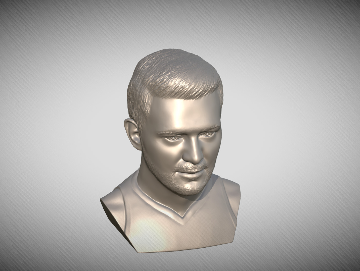 Luka Doncic bust 3D print model_14