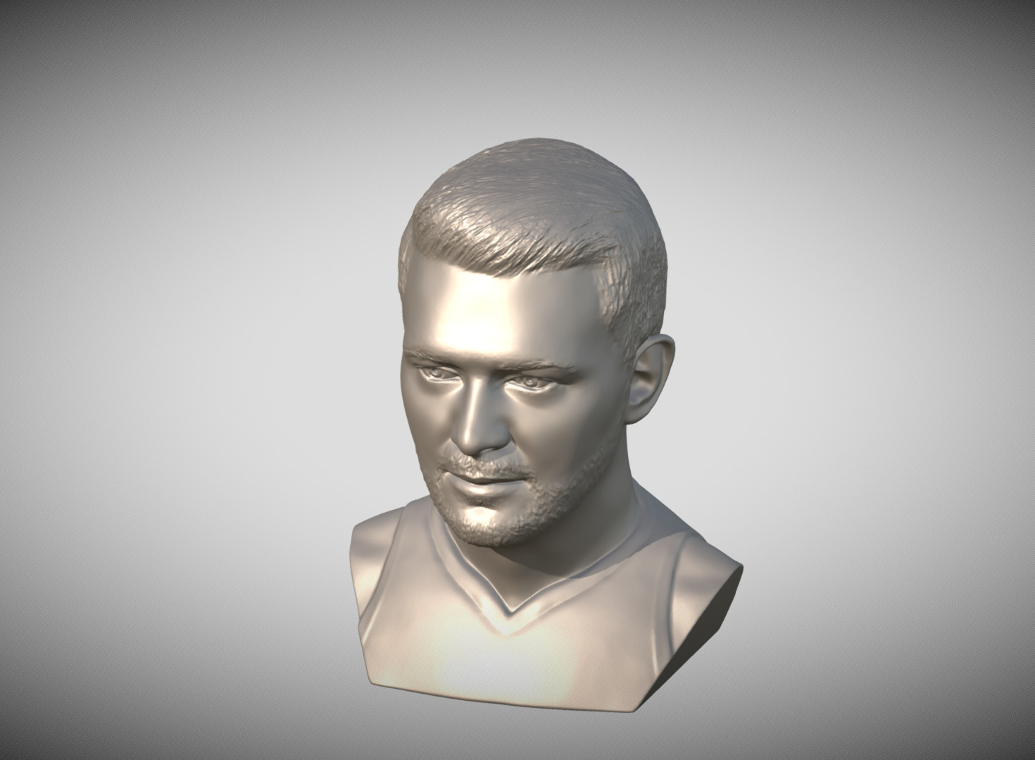 Luka Doncic bust 3D print model_13