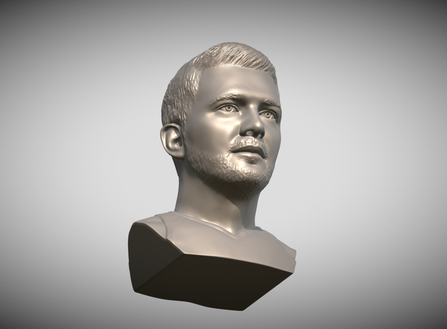 Luka Doncic bust 3D print model_15