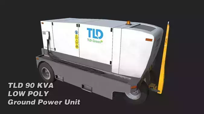 TLD 90 KVA GPU Low-poly 3D model 5