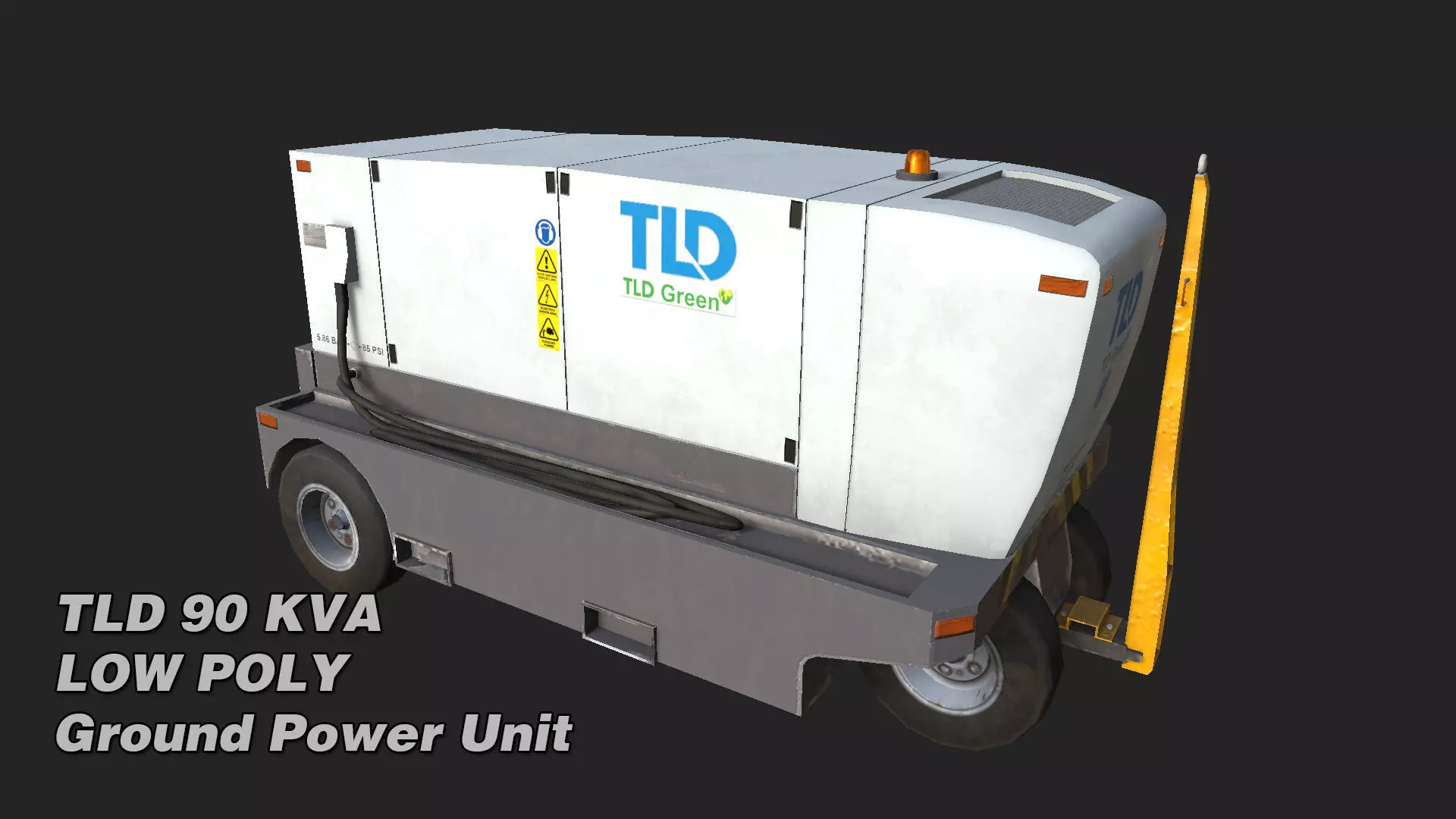 TLD 90 KVA GPU Low-poly 3D model_4