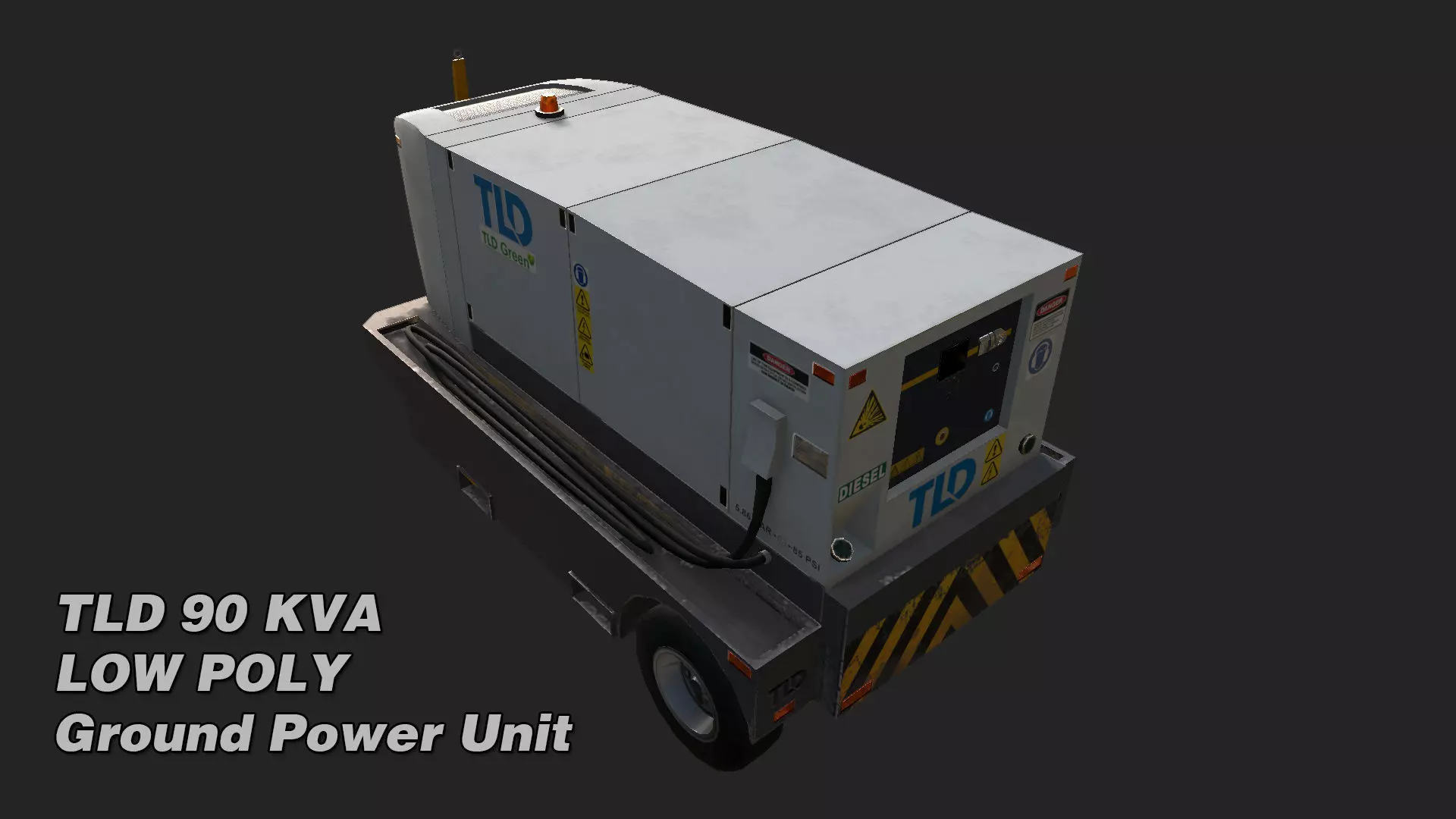 TLD 90 KVA GPU Low-poly 3D model_5