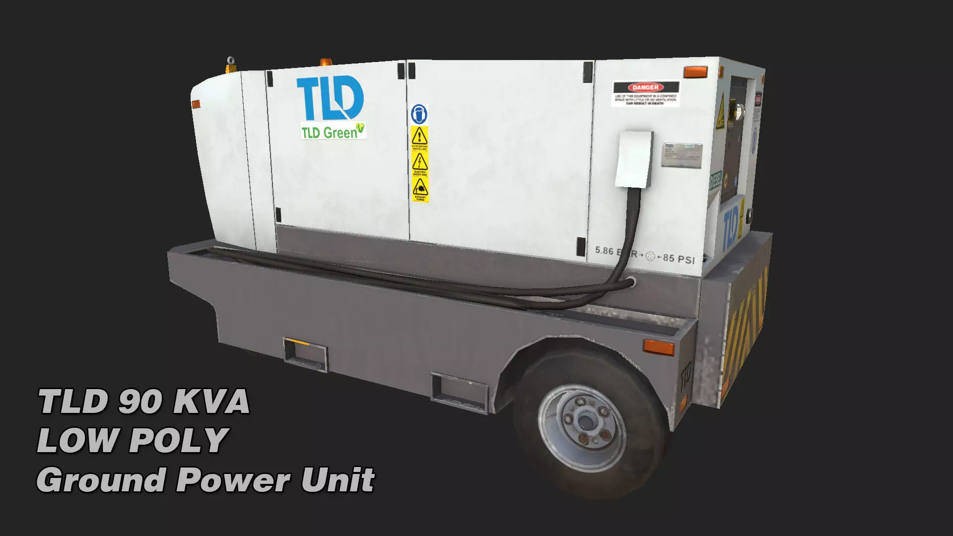 TLD 90 KVA GPU Low-poly 3D model_1