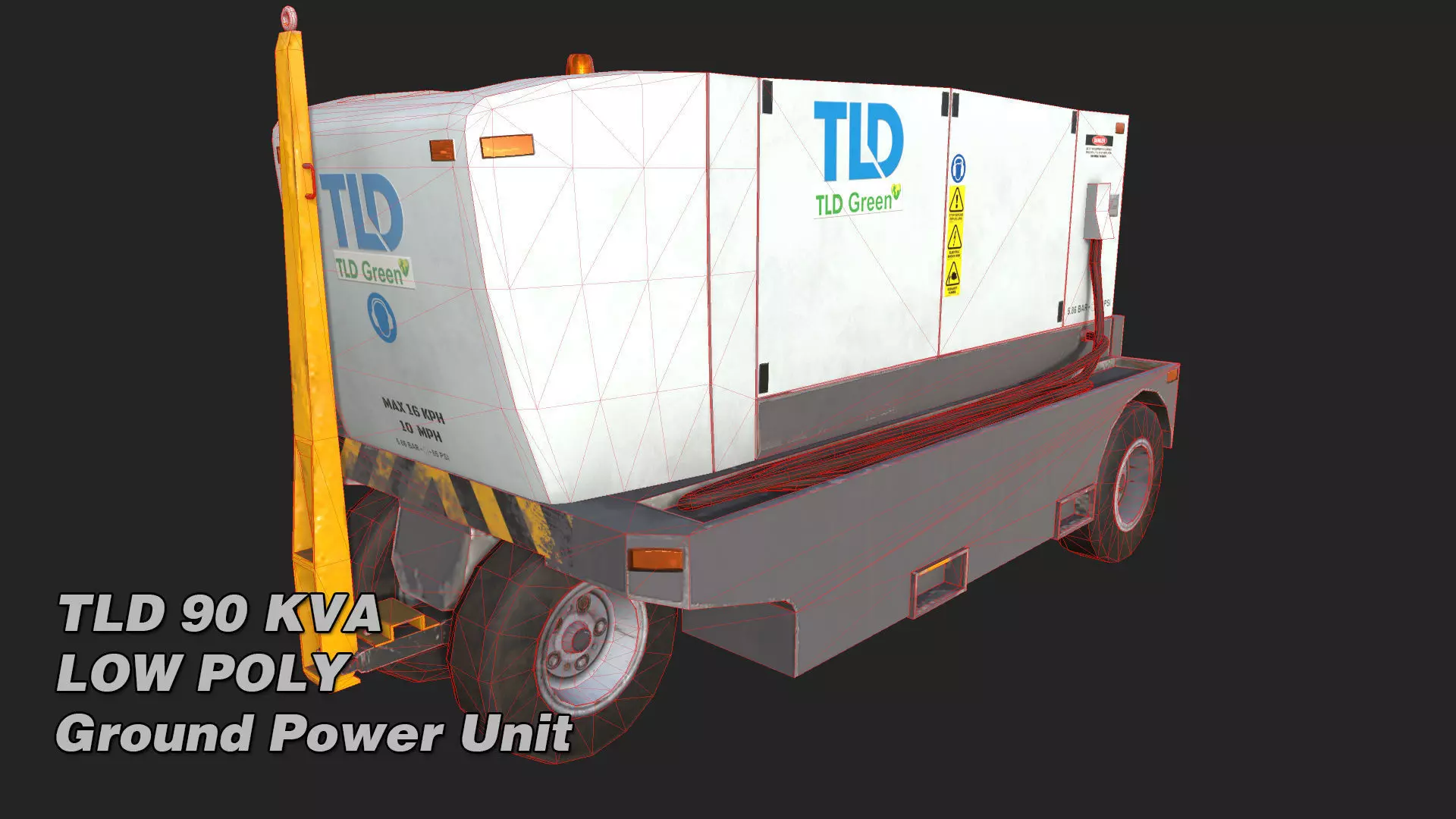 TLD 90 KVA GPU Low-poly 3D model_8