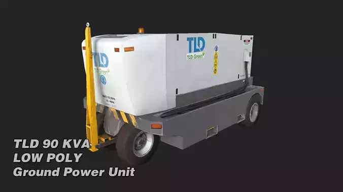 TLD 90 KVA GPU Low-poly 3D model 3