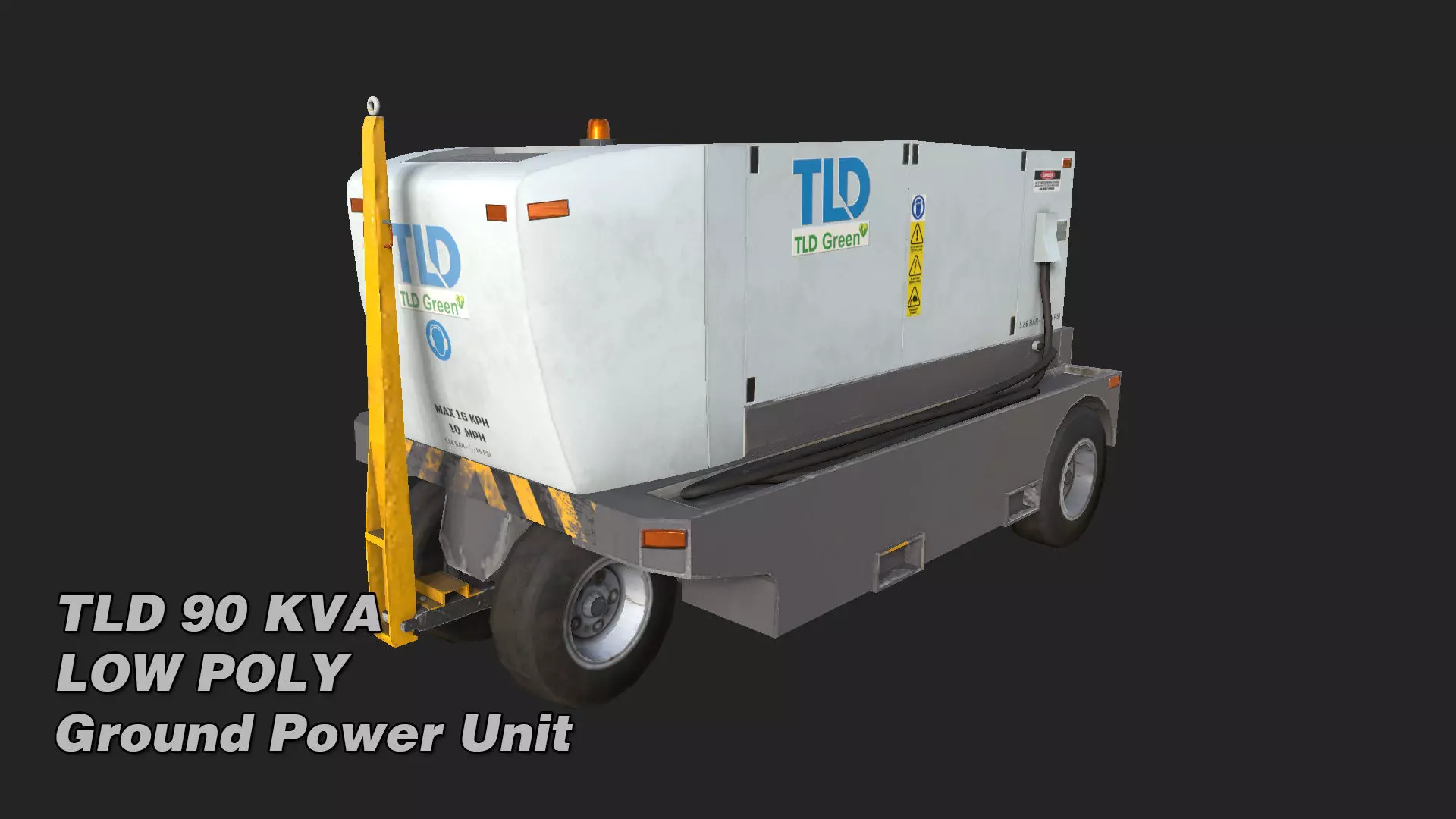 TLD 90 KVA GPU Low-poly 3D model_2