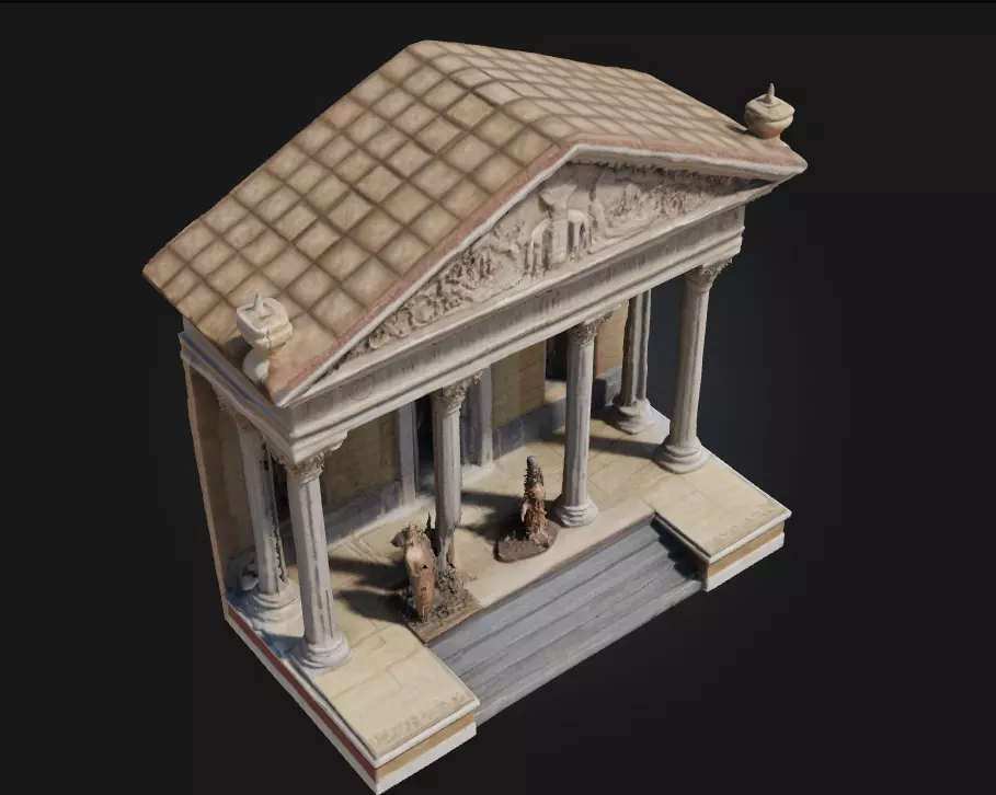 Roman Senate Model Power and Prestige of Ancient Rome 3D model_0