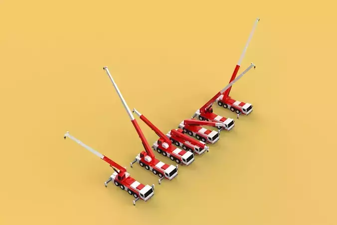 COMBINATION CONFIGURATION BOOM ARM JIB TRUCK MOBILE CRANE LTM