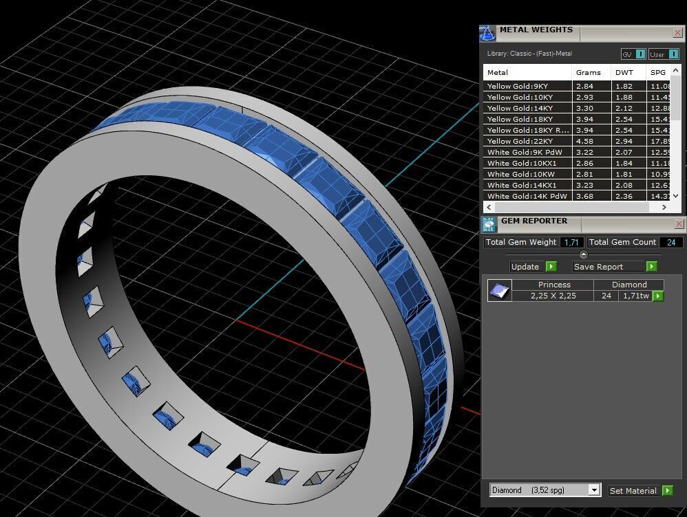 wedding ring  3D print model_6