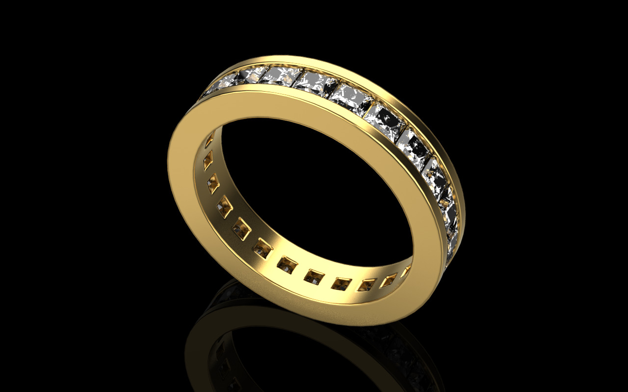 wedding ring  3D print model_1