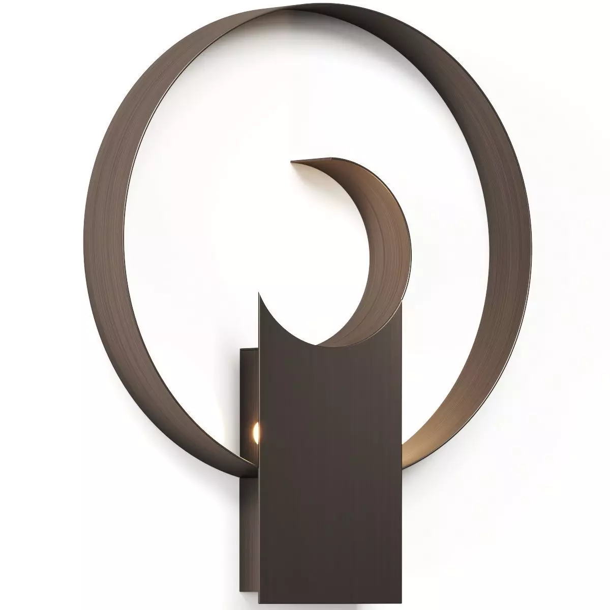 Luce Tu Lighting Laghee Luna Sconce Wall Lamp 3D model_0