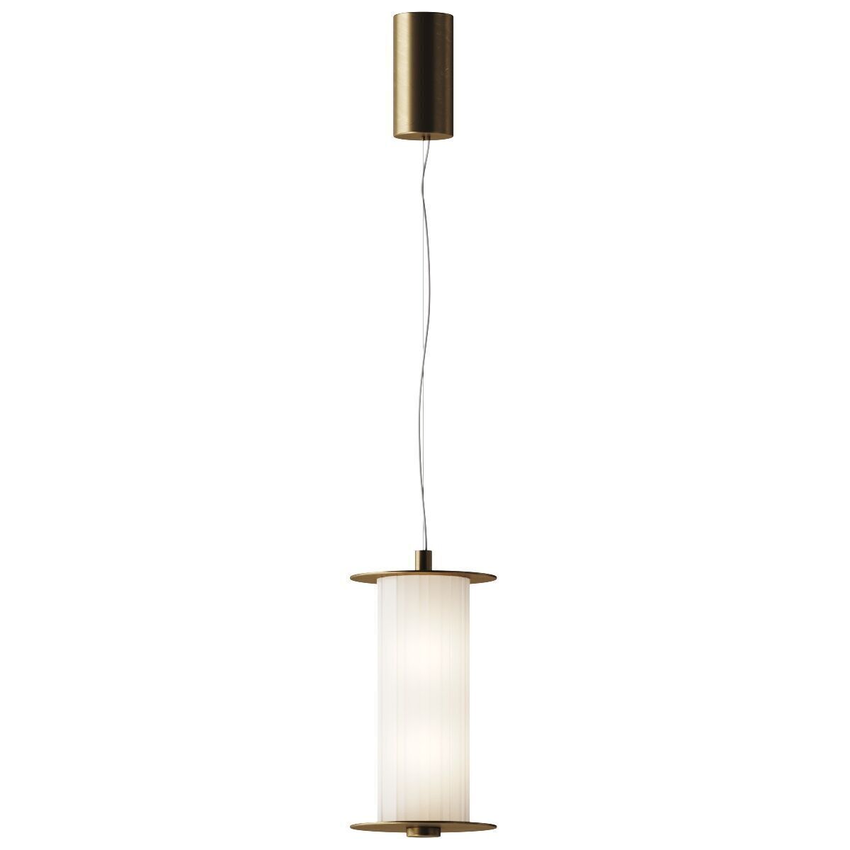 Stillux Overlay Golden Pendant Lamp 3D model_1