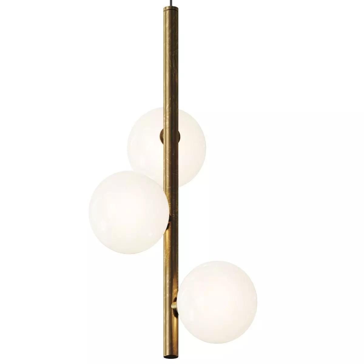 Stillux Balloons Golden Chandelier Pendant Lamp 3D model_0