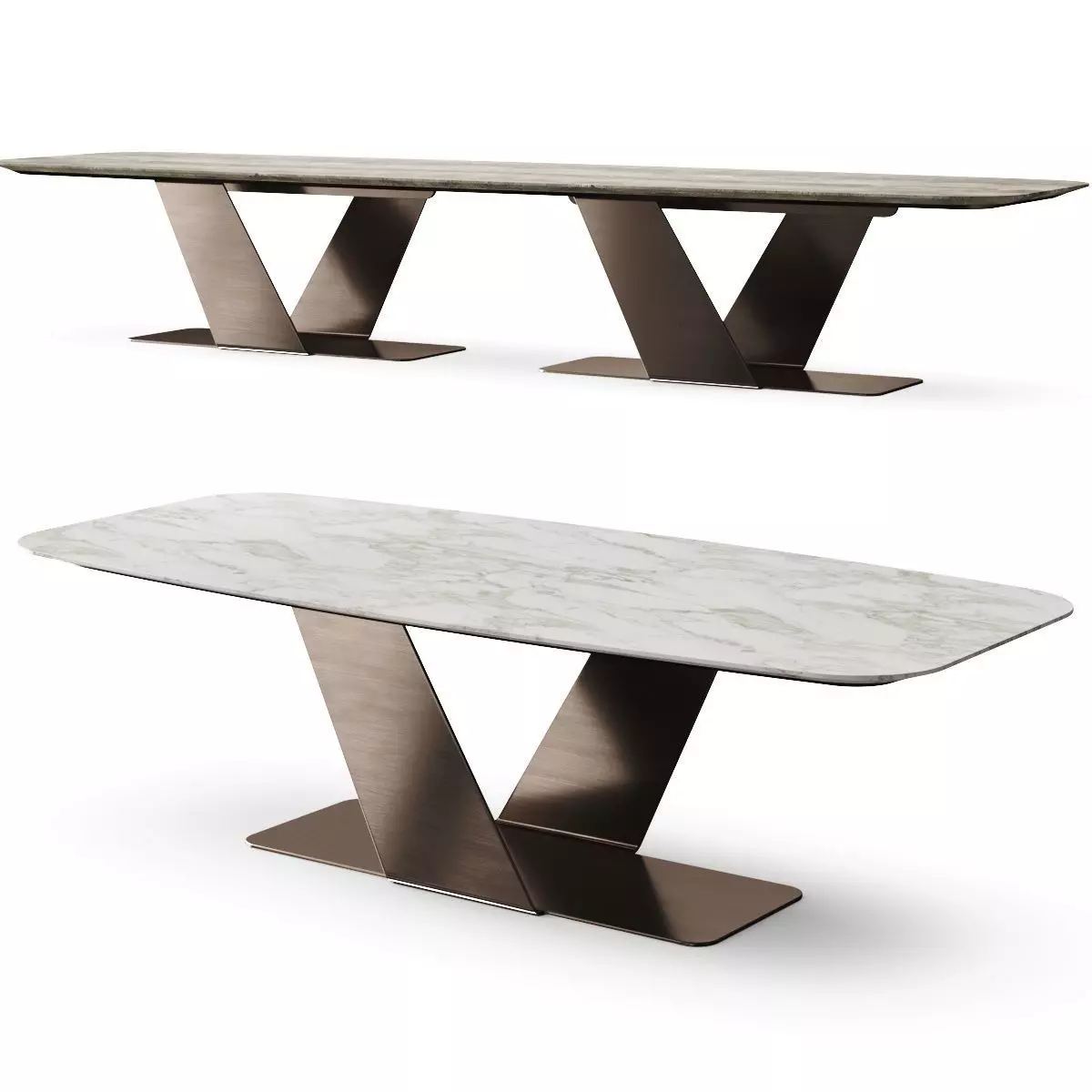 Rugiano Wally Dining Table 3D model_0