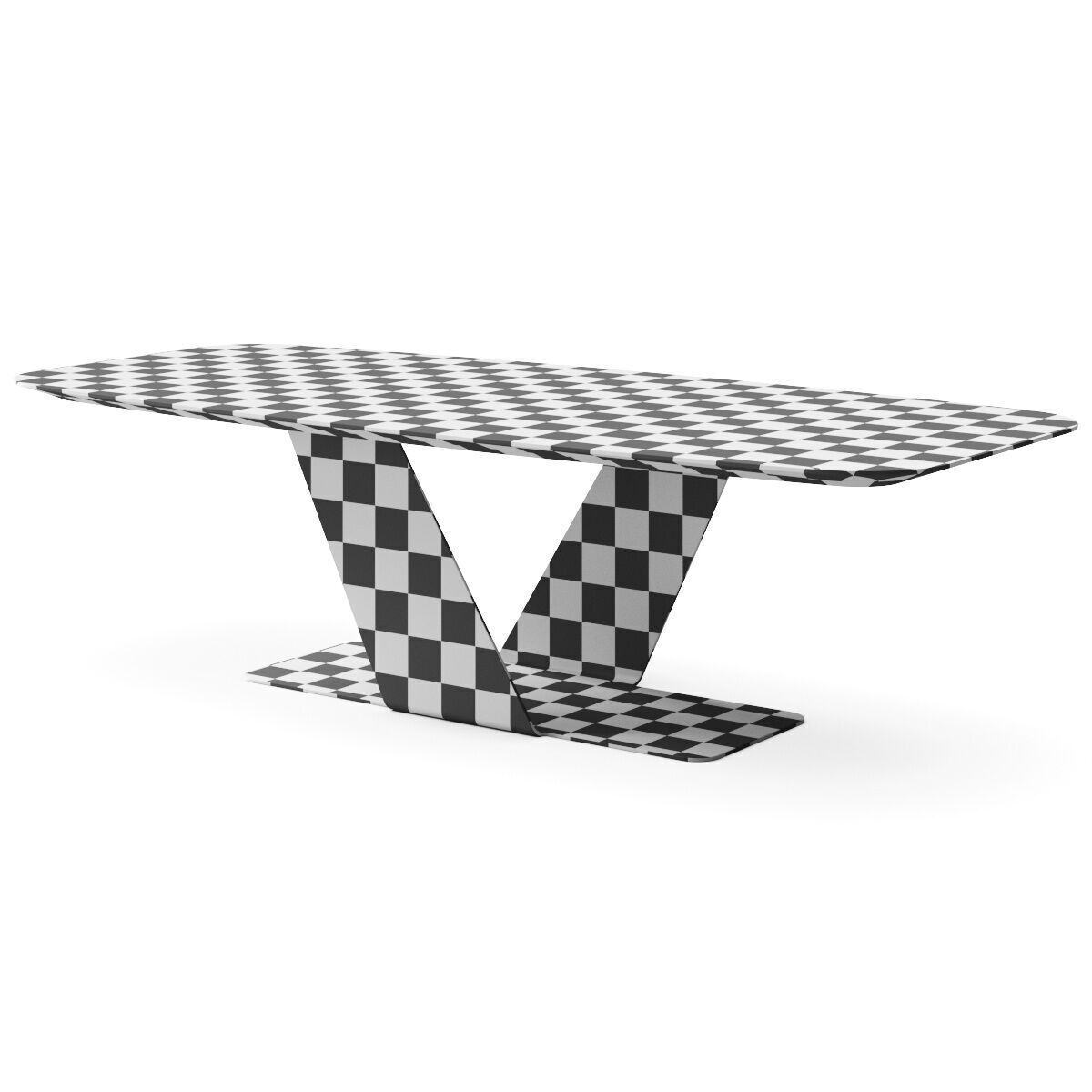 Rugiano Wally Dining Table 3D model_2
