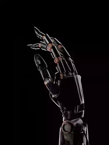 Robotic Sci-Fi hand 3D model Robotic Sci-Fi hand 3D model