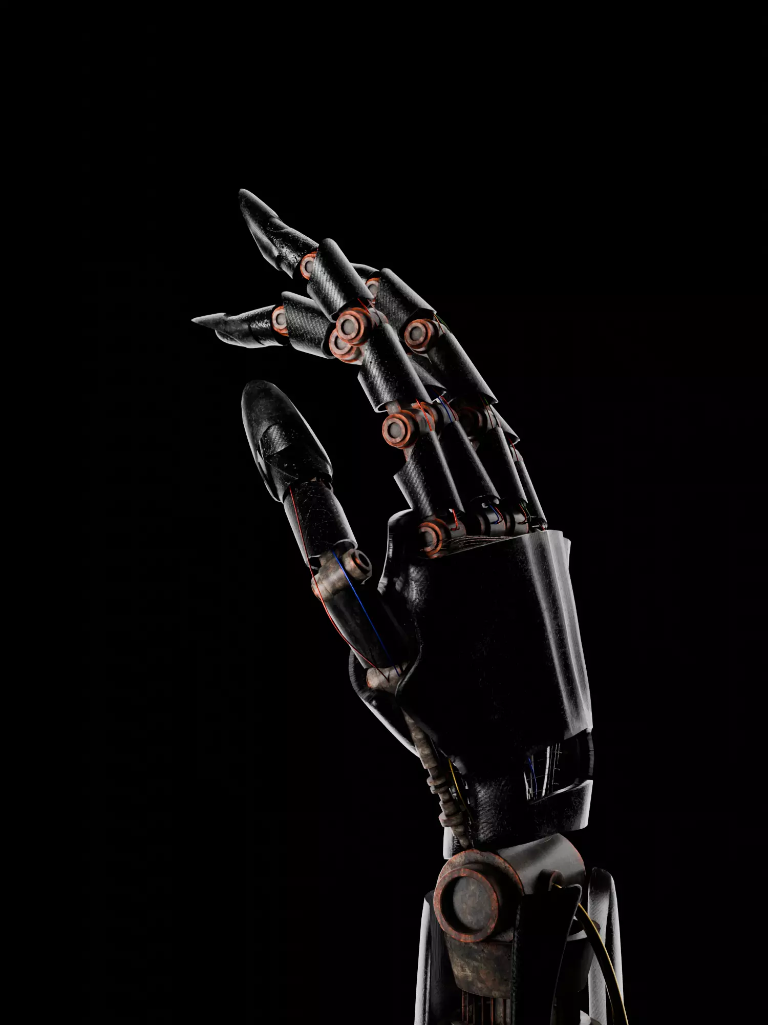 Robotic Sci-Fi hand 3D model_0