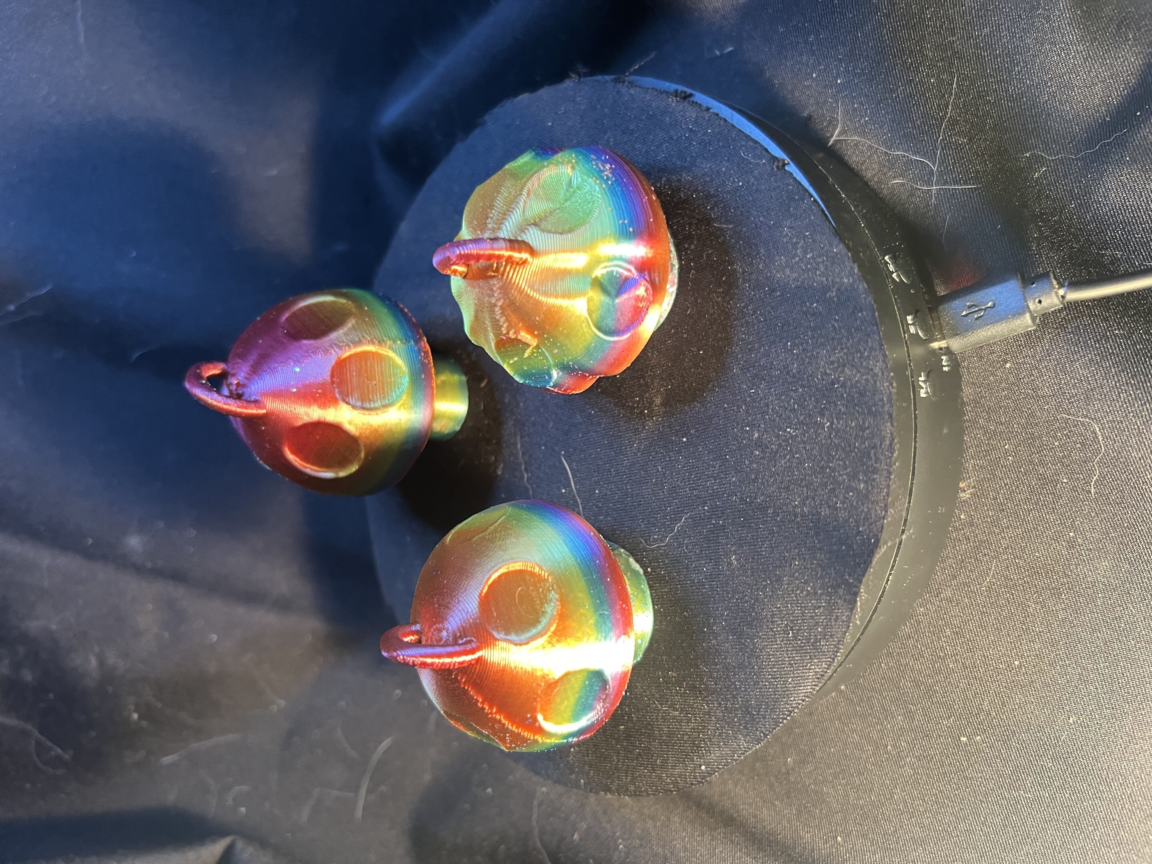 Mushroom Ornament Holiday Decoration STL Printable 3D print model_3