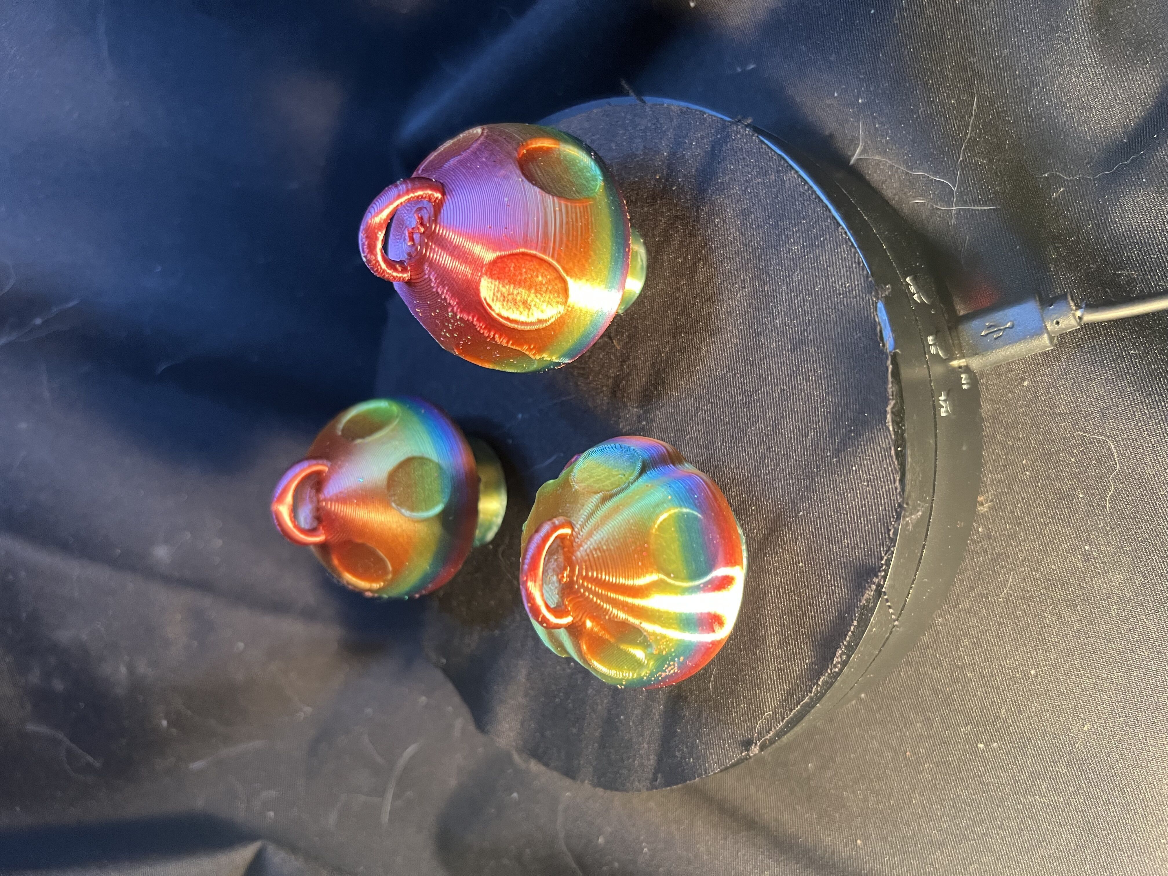 Mushroom Ornament Holiday Decoration STL Printable 3D print model_5