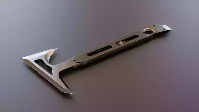 Tactical Breaching Axe 3D Model 3D model