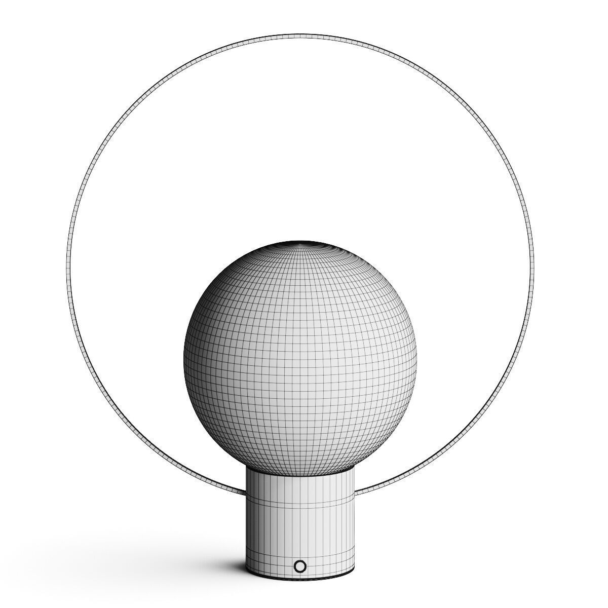 Ronda Design Saturn Table Lamp 3D model_3