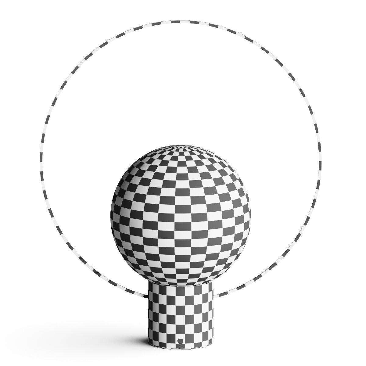 Ronda Design Saturn Table Lamp 3D model_2