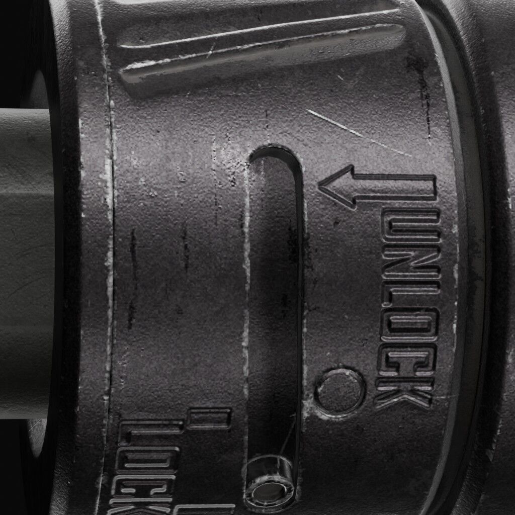 Thunder Beast - Ultra 50 Suppressor Low-poly 3D model_6