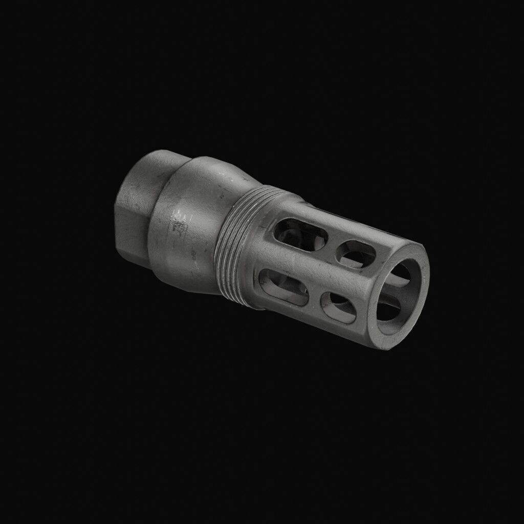 Thunder Beast - Ultra 50 Suppressor Low-poly 3D model_11