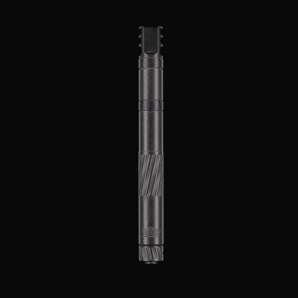 Thunder Beast - Ultra 50 Suppressor Low-poly 3D model_4
