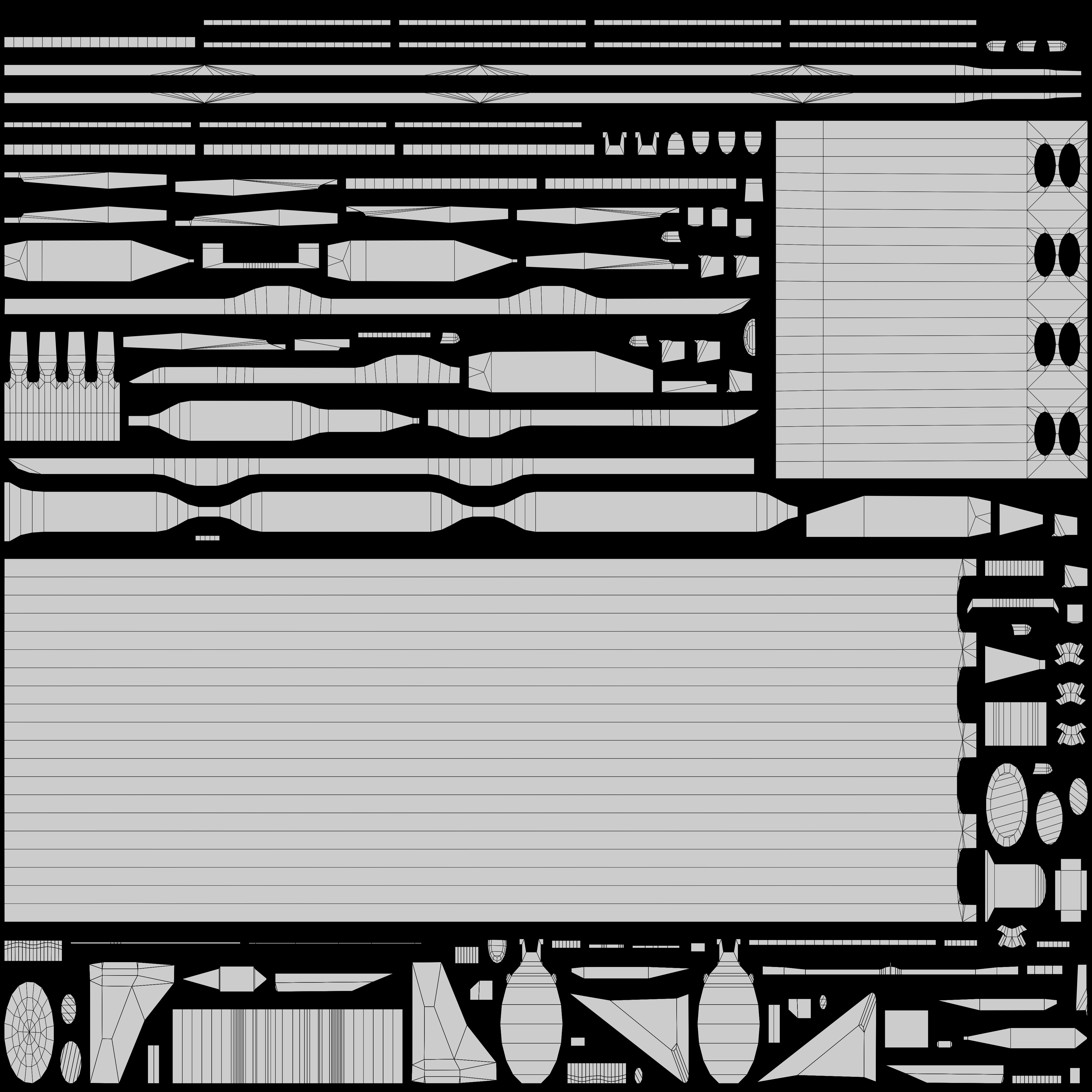 AIM-9X missile Low-poly 3D model_2
