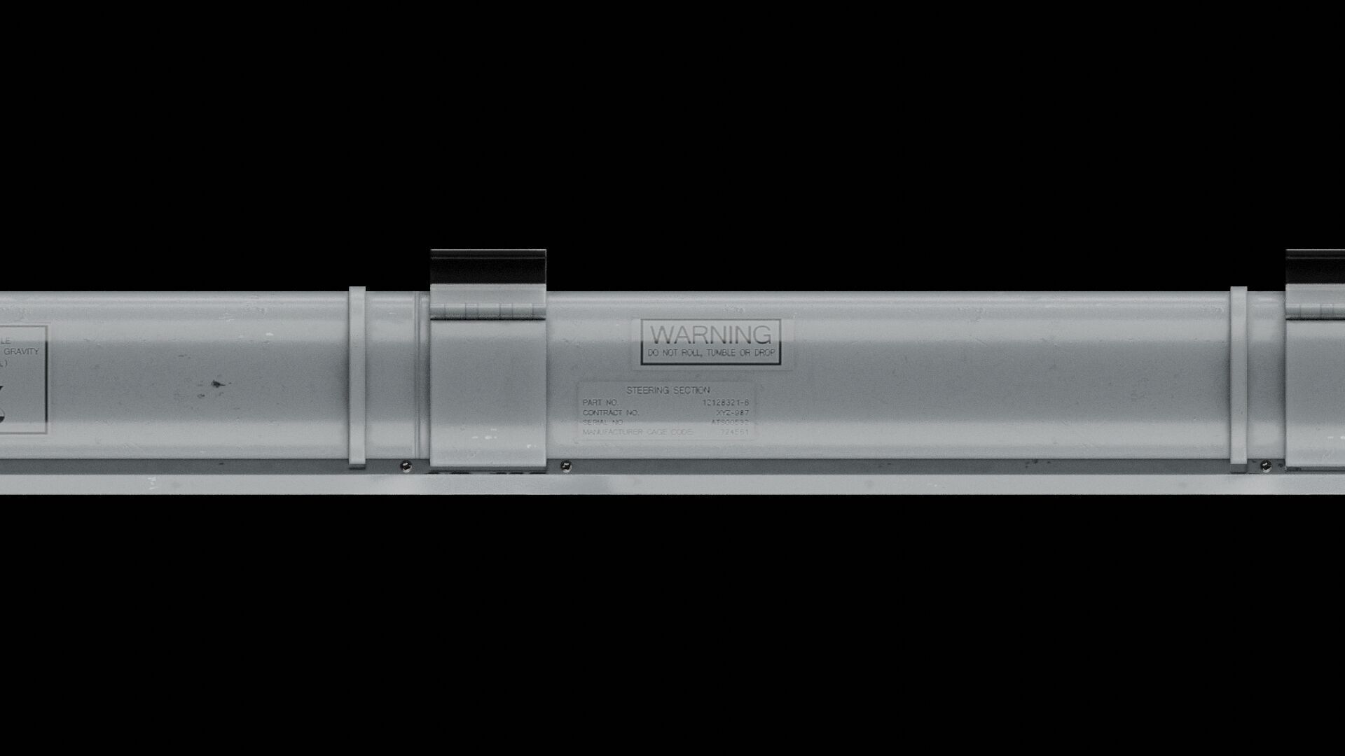 AIM-9X missile Low-poly 3D model_8