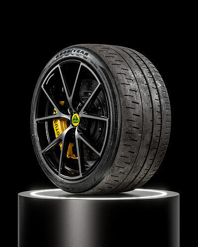 Goodyear Eagle F1 SuperCar 3R  305 30 ZR19 98Y 3D model