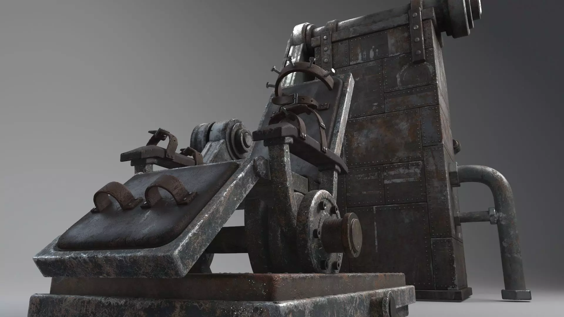 Frank Chair retro 3D model_0