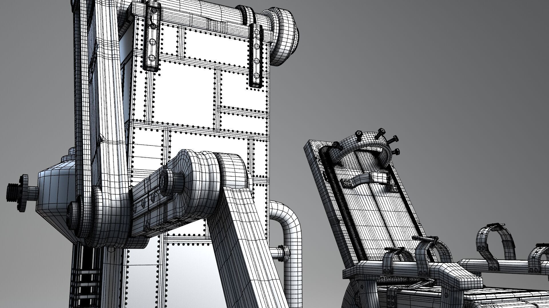 Frank Chair retro 3D model_28