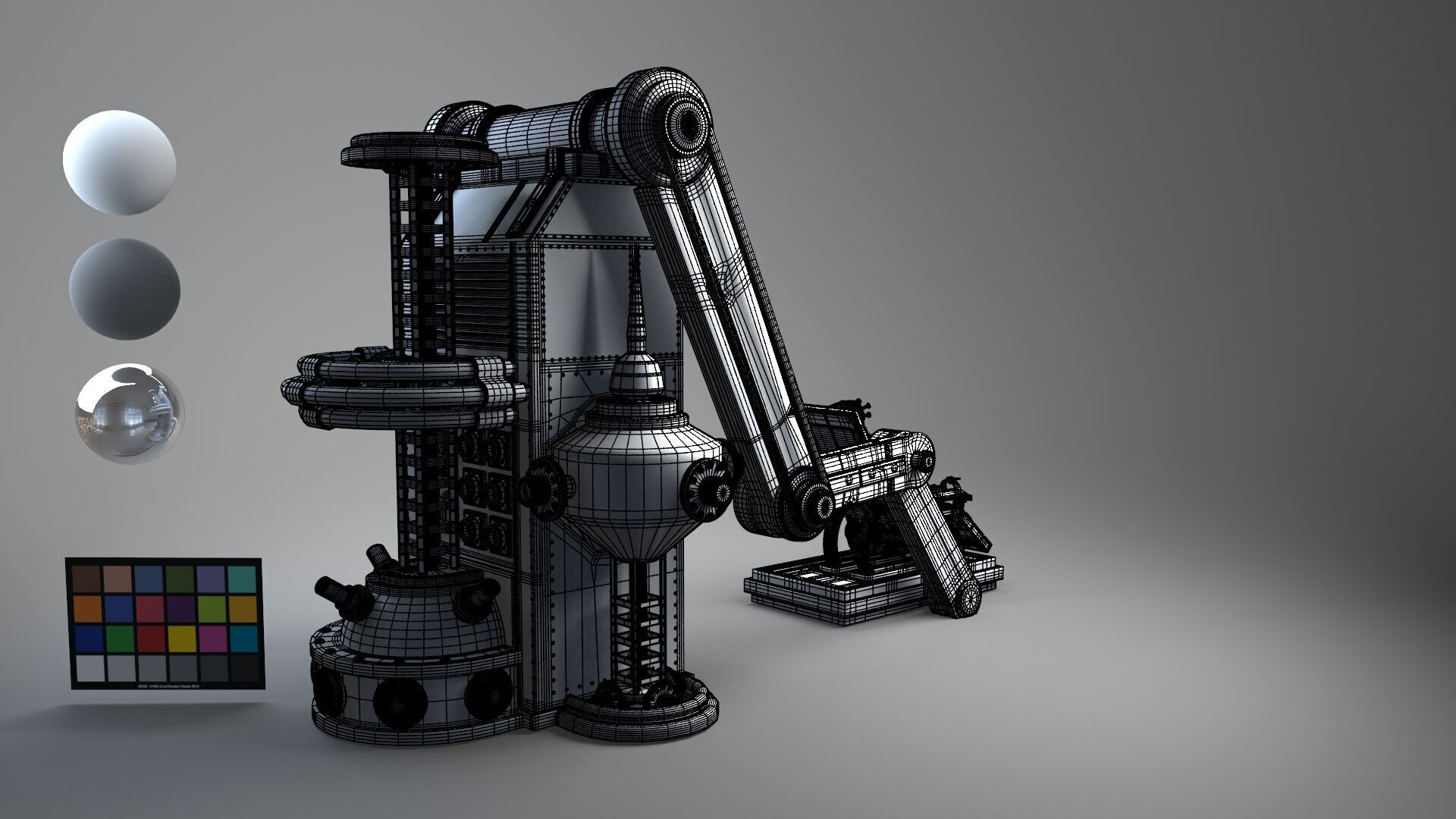 Frank Chair retro 3D model_21