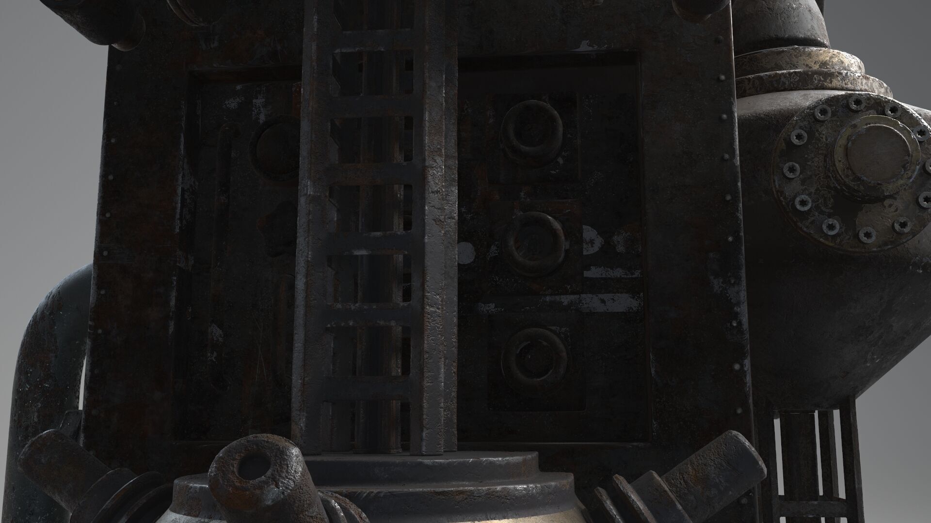 Frank Chair retro 3D model_15