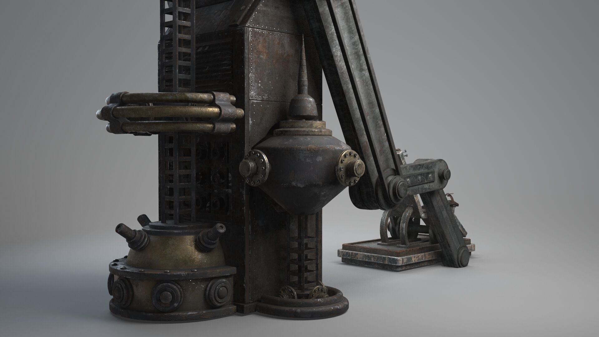 Frank Chair retro 3D model_8