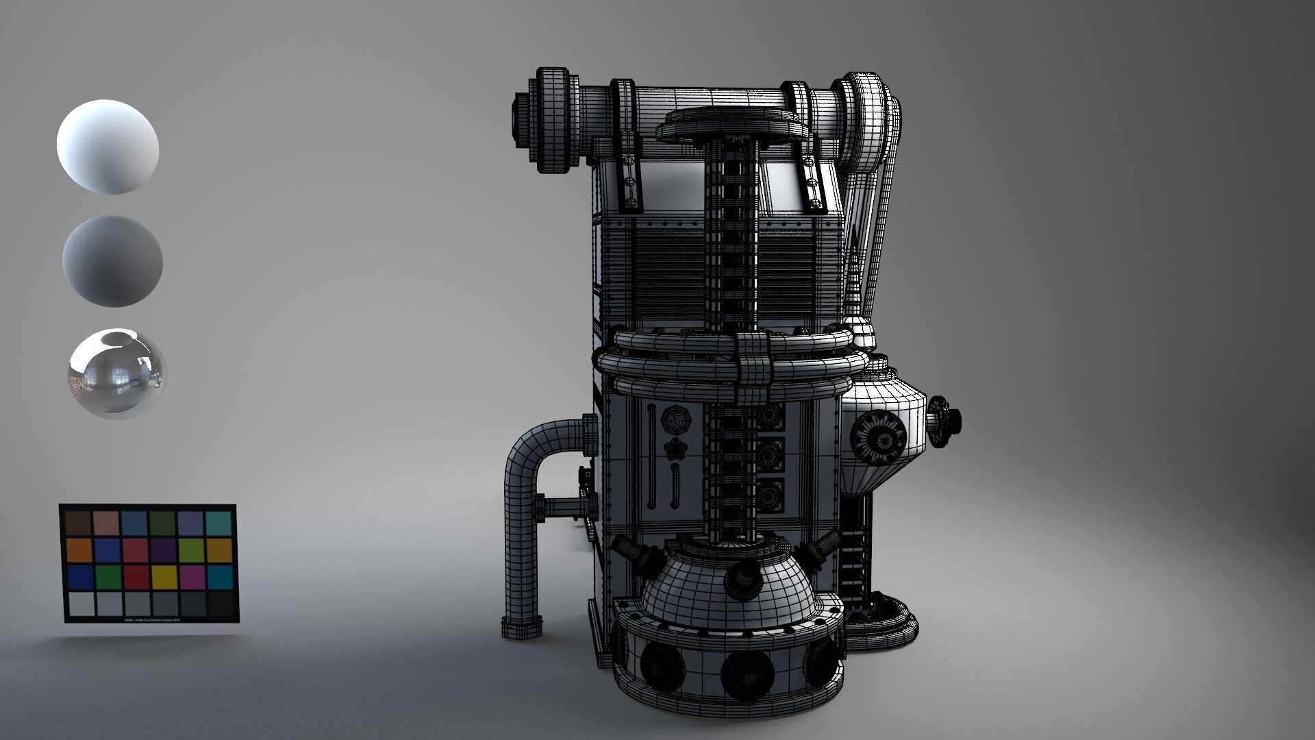 Frank Chair retro 3D model_20