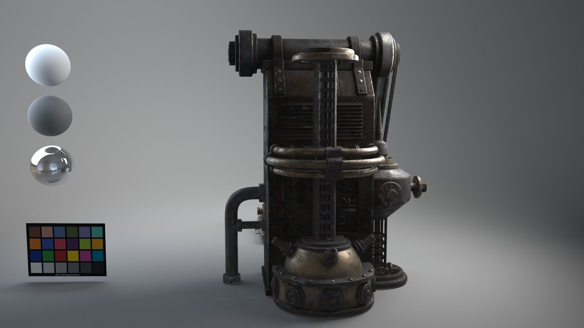 Frank Chair retro 3D model_11