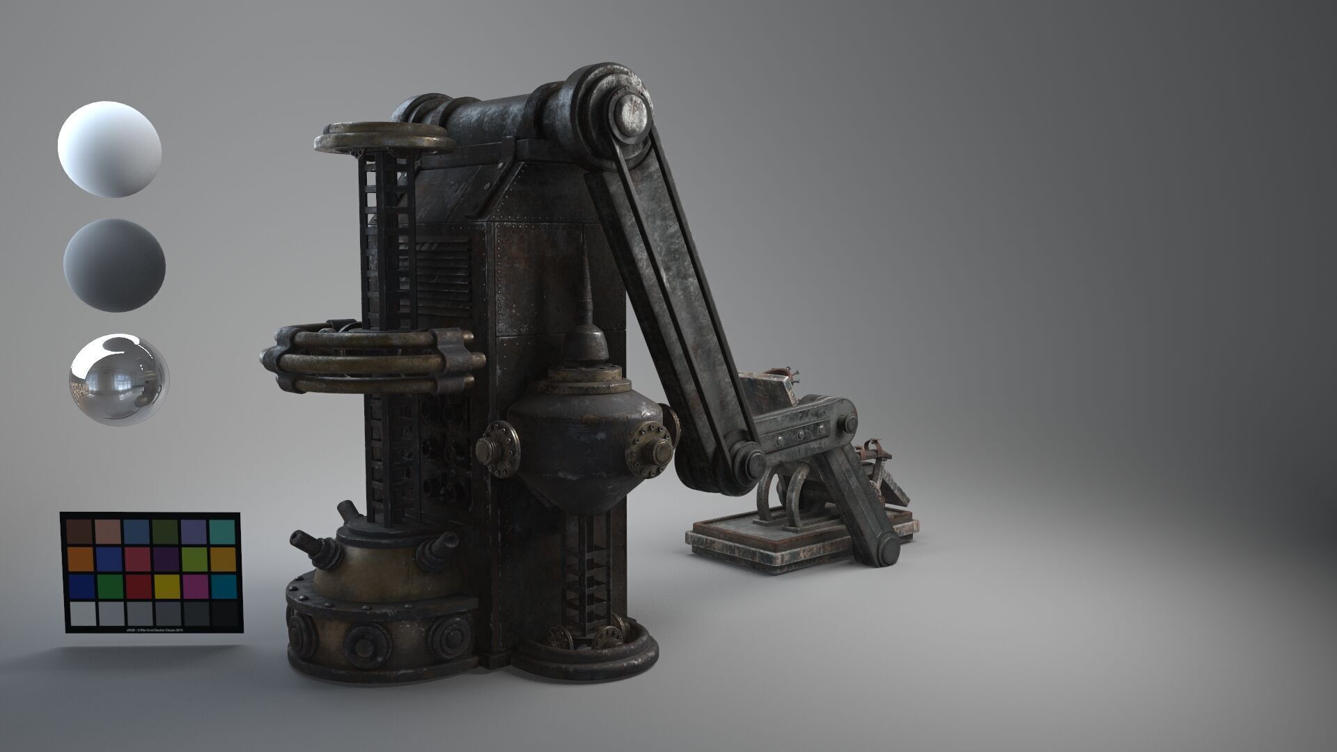 Frank Chair retro 3D model_12