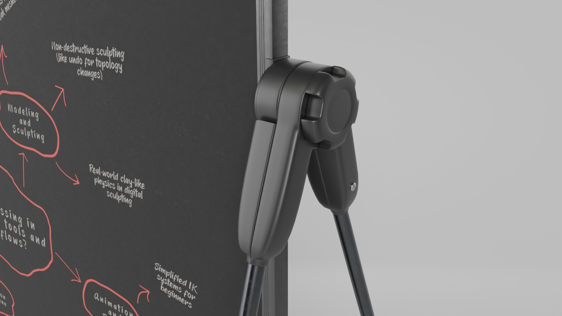 Office Essentials Set - Customizable U Stand Writing Boards 3D Model Collection_27