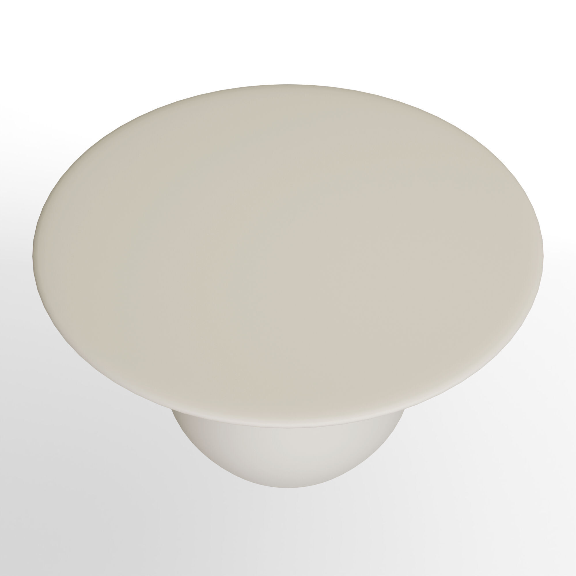 Round Wooden Coffee Table  Free low-poly 3D model_13