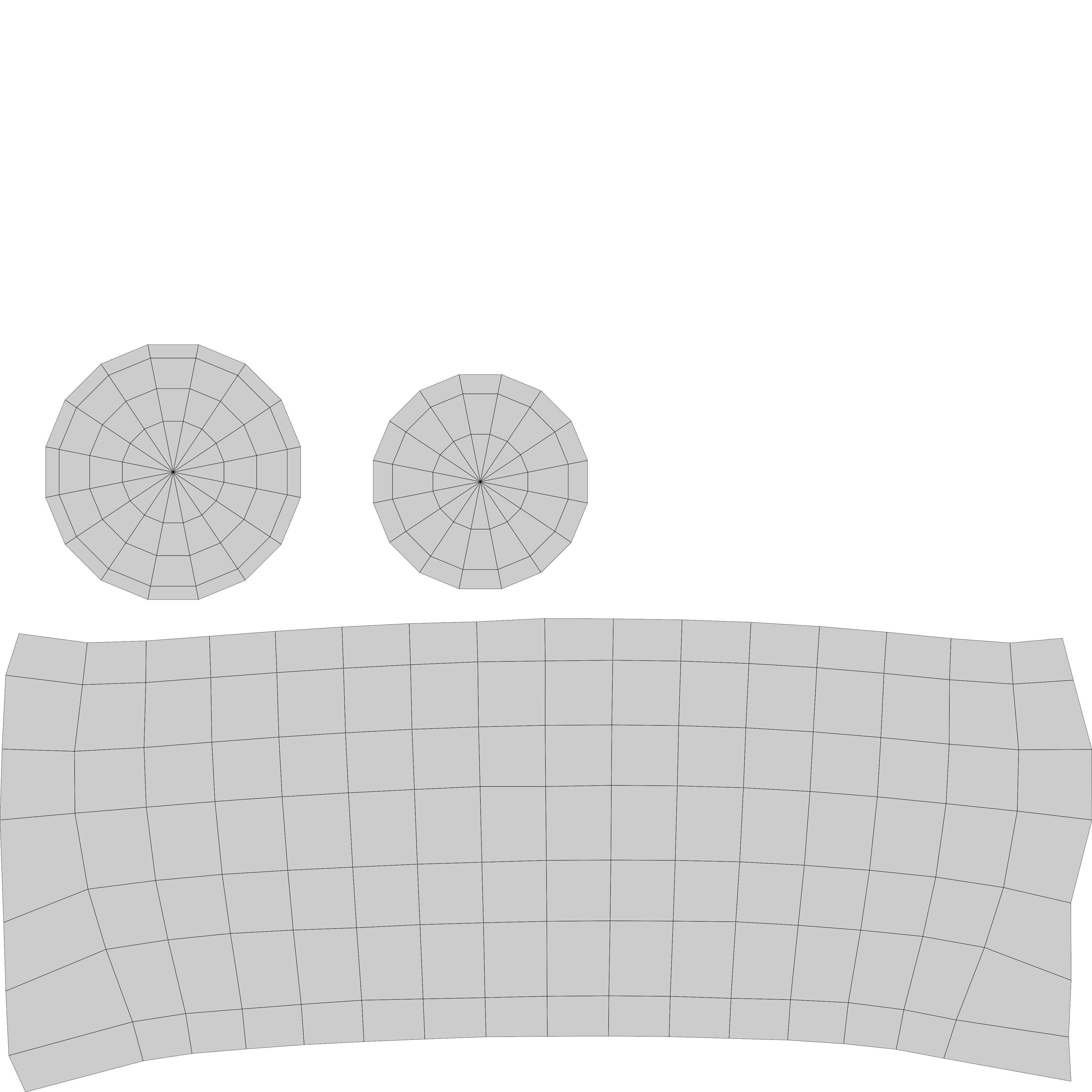 Round Wooden Coffee Table  Free low-poly 3D model_18