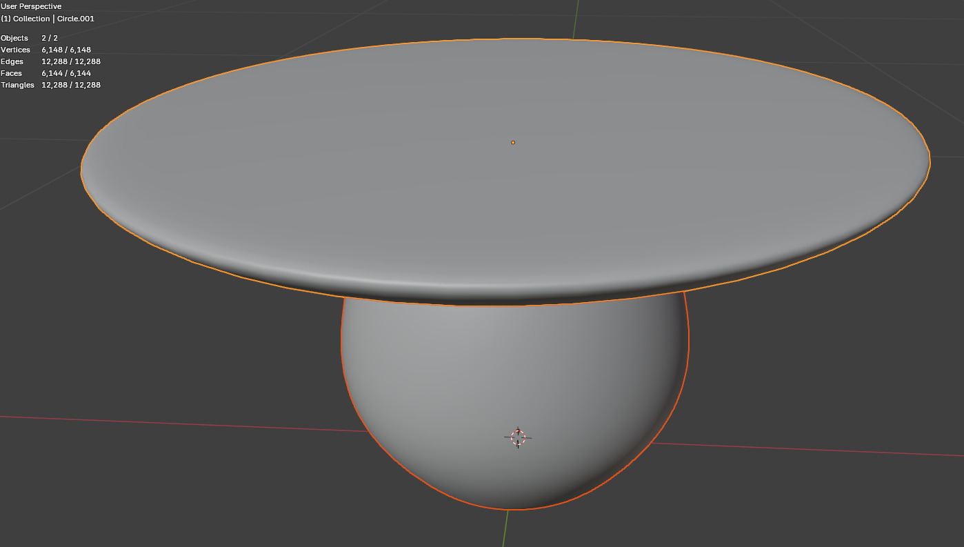 Round Wooden Coffee Table  Free low-poly 3D model_17