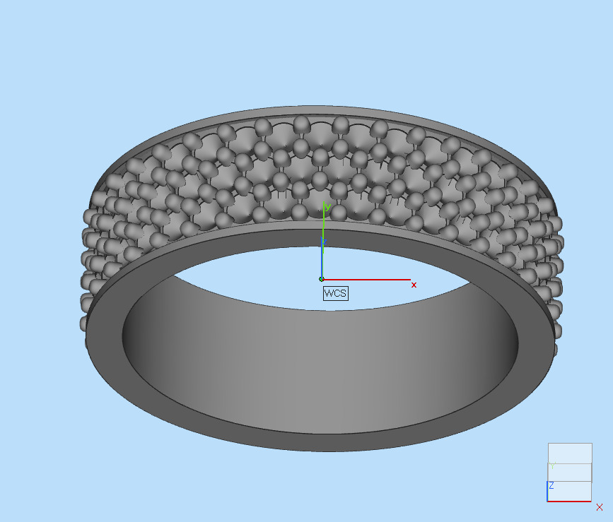 wedding  ring 3D print model_10
