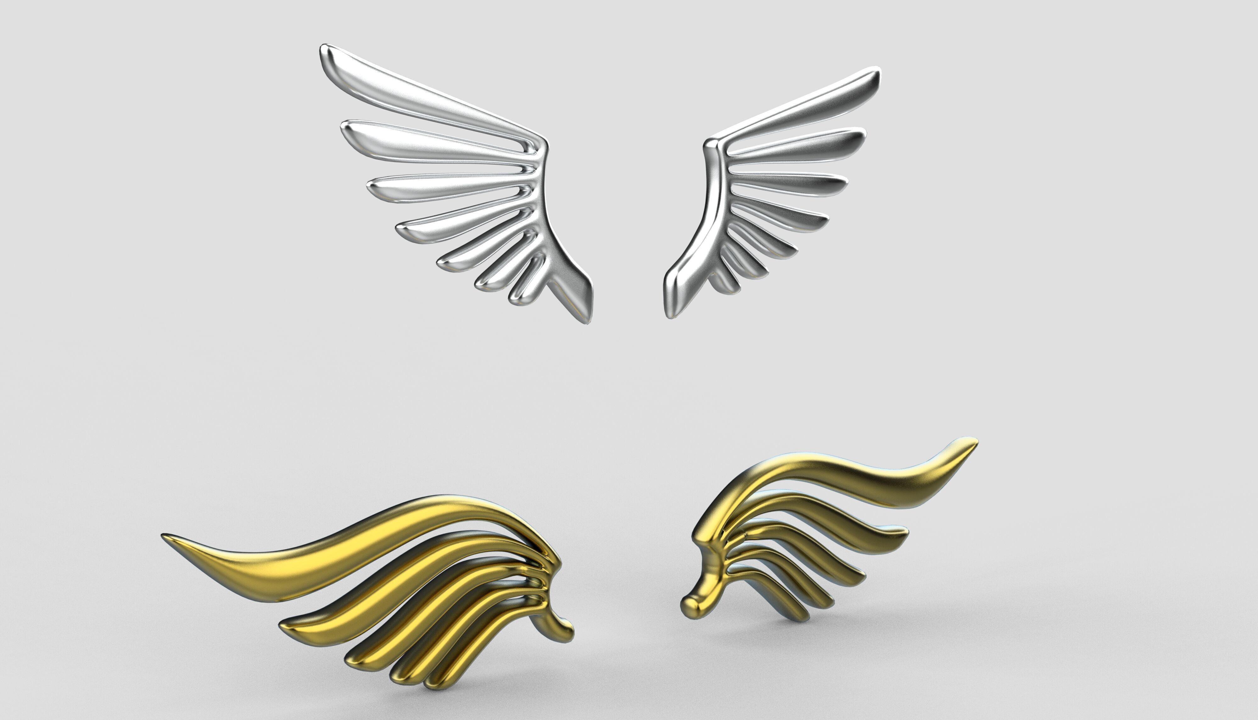 Eagle Wings 3D model_9