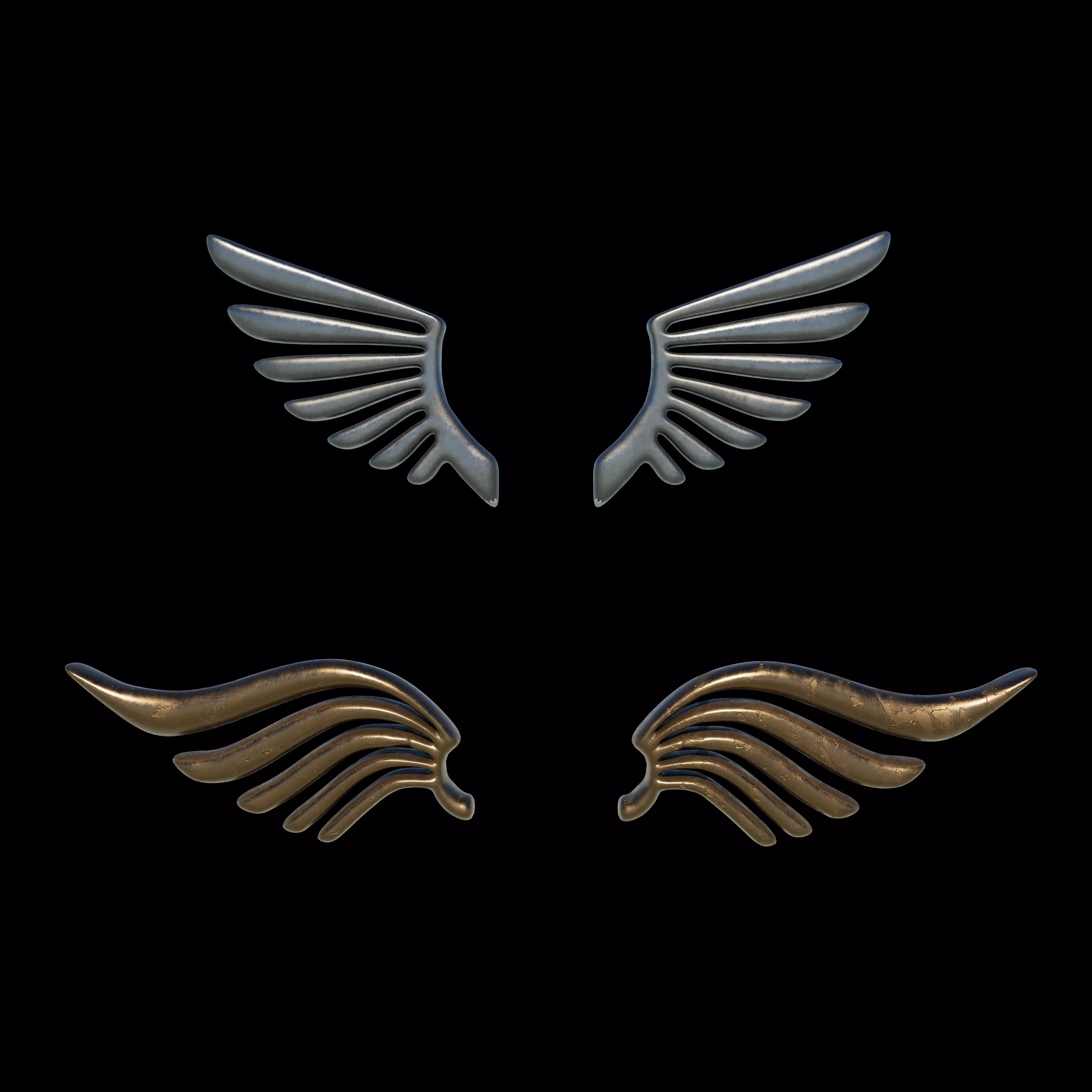Eagle Wings 3D model_0