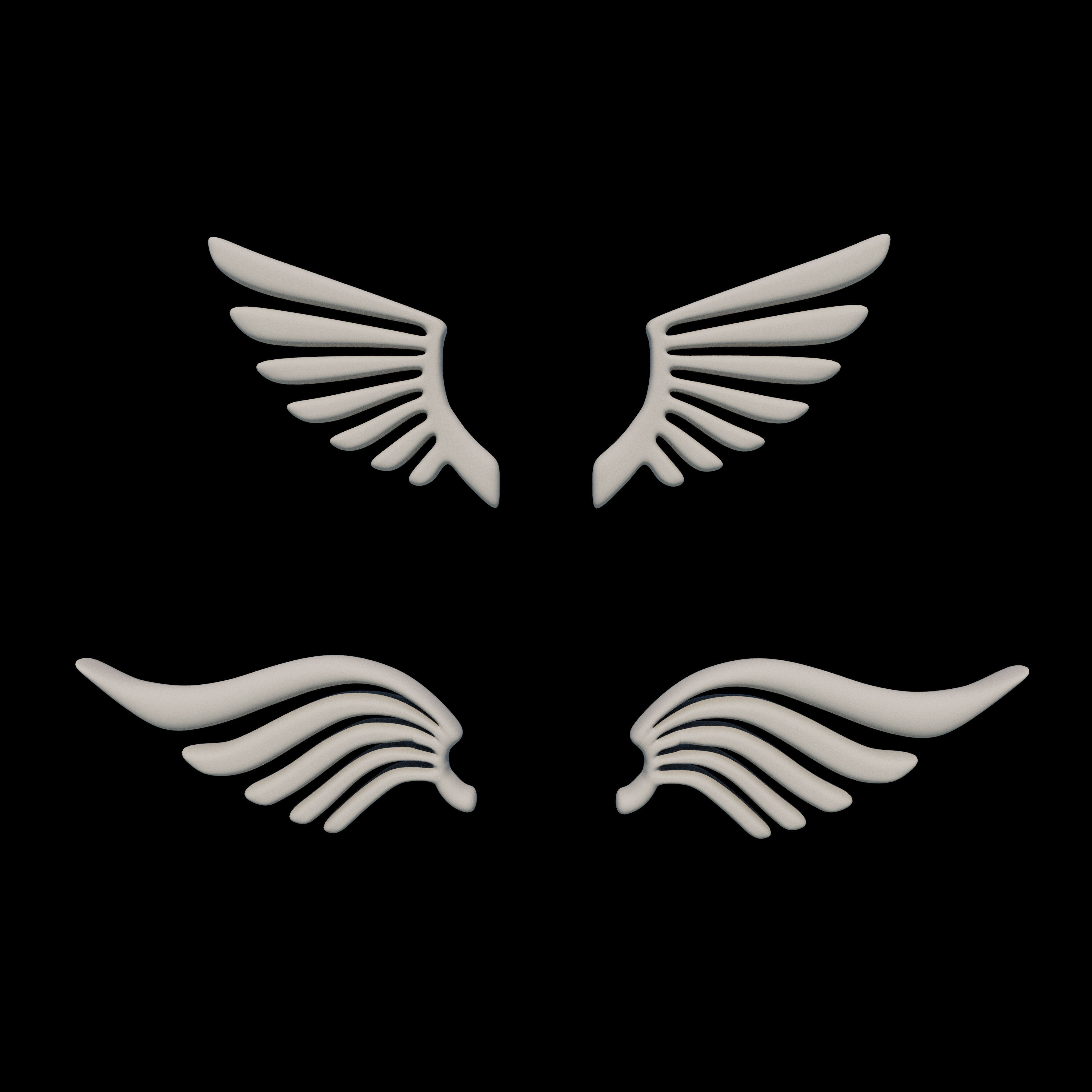 Eagle Wings 3D model_11