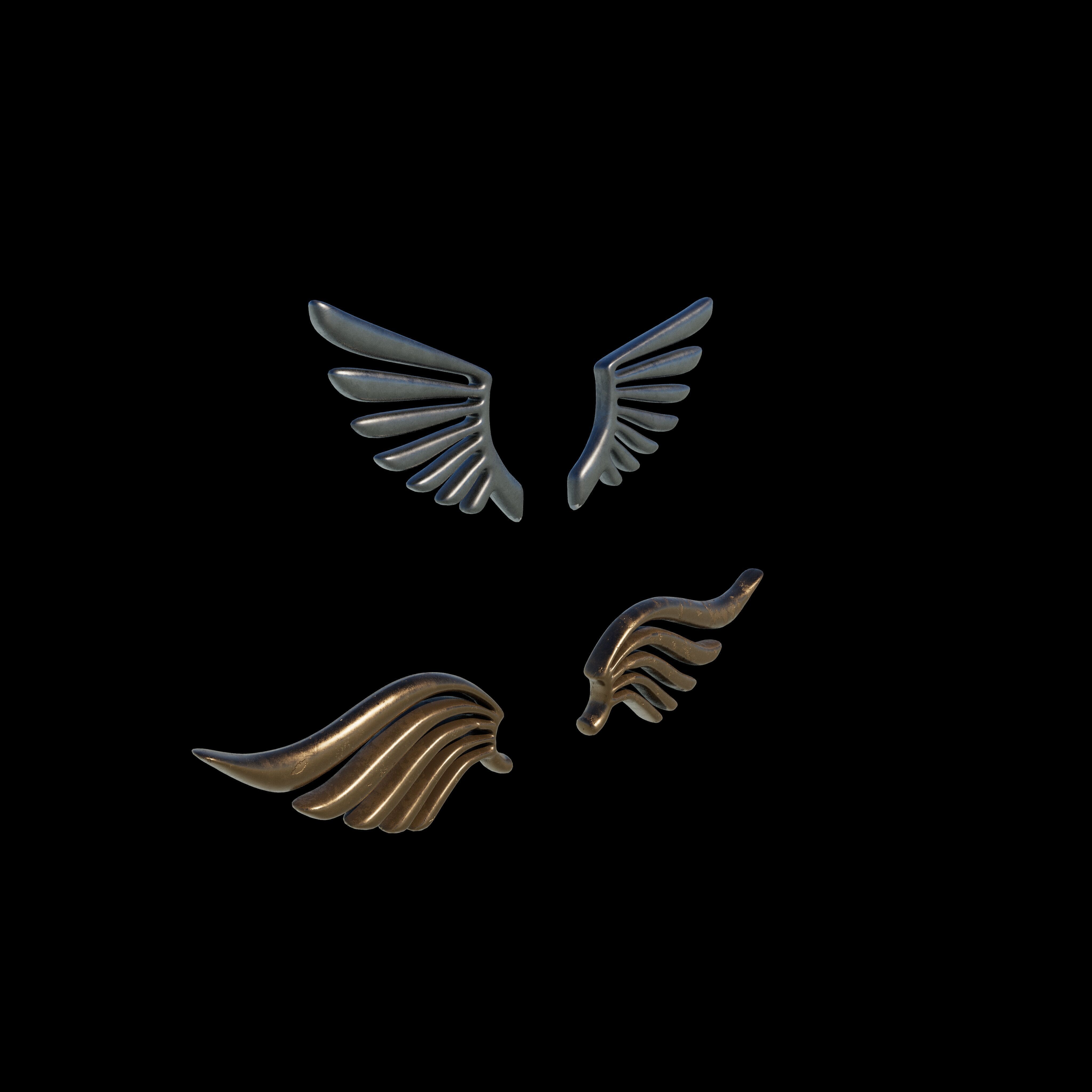 Eagle Wings 3D model_4