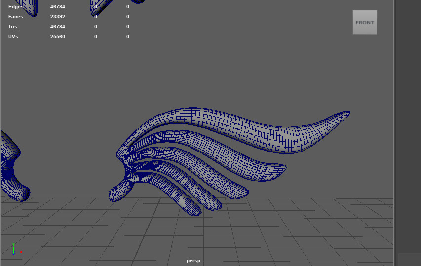Eagle Wings 3D model_13